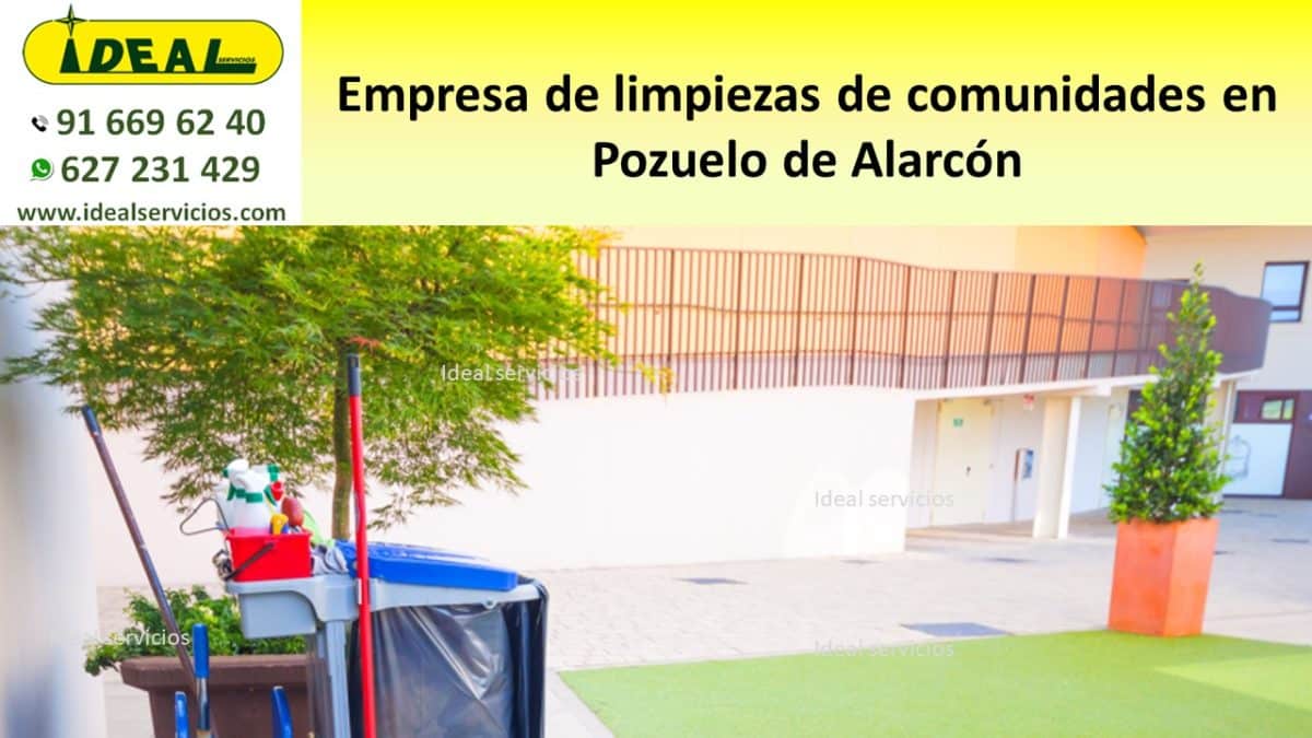 Empresa de limpiezas de comunidades en Pozuelo de Alarcón