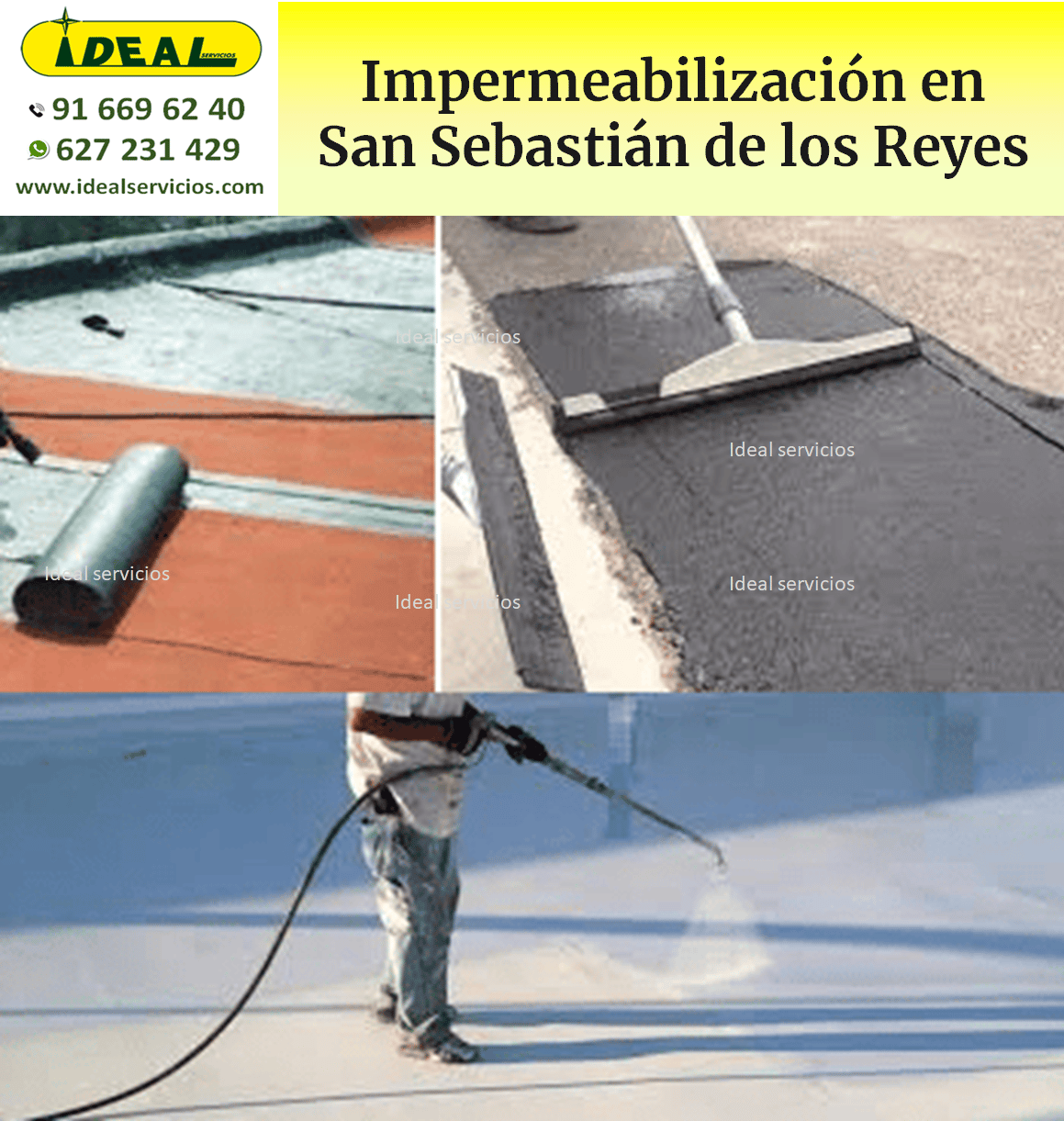 Empresas de Impermeabilización en San Sebastián de los Reyes