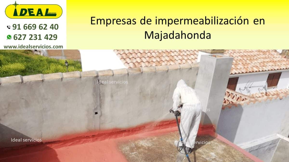 Empresas de impermeabilización en Majadahonda