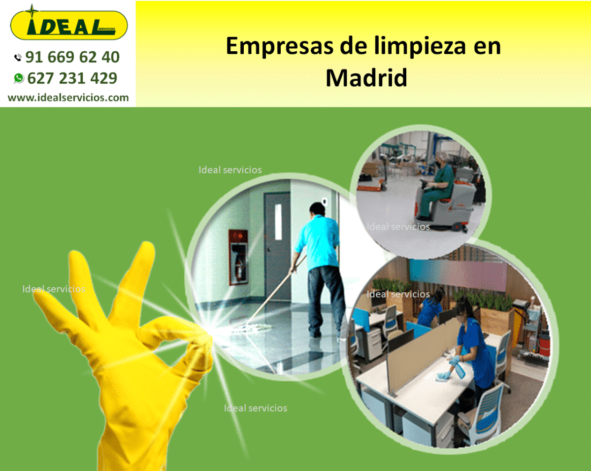 Empresas de limpieza en Madrid