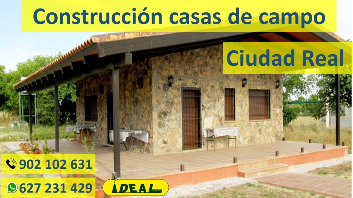 Presupuesto de construcción de casas de campo en Ciudad Real