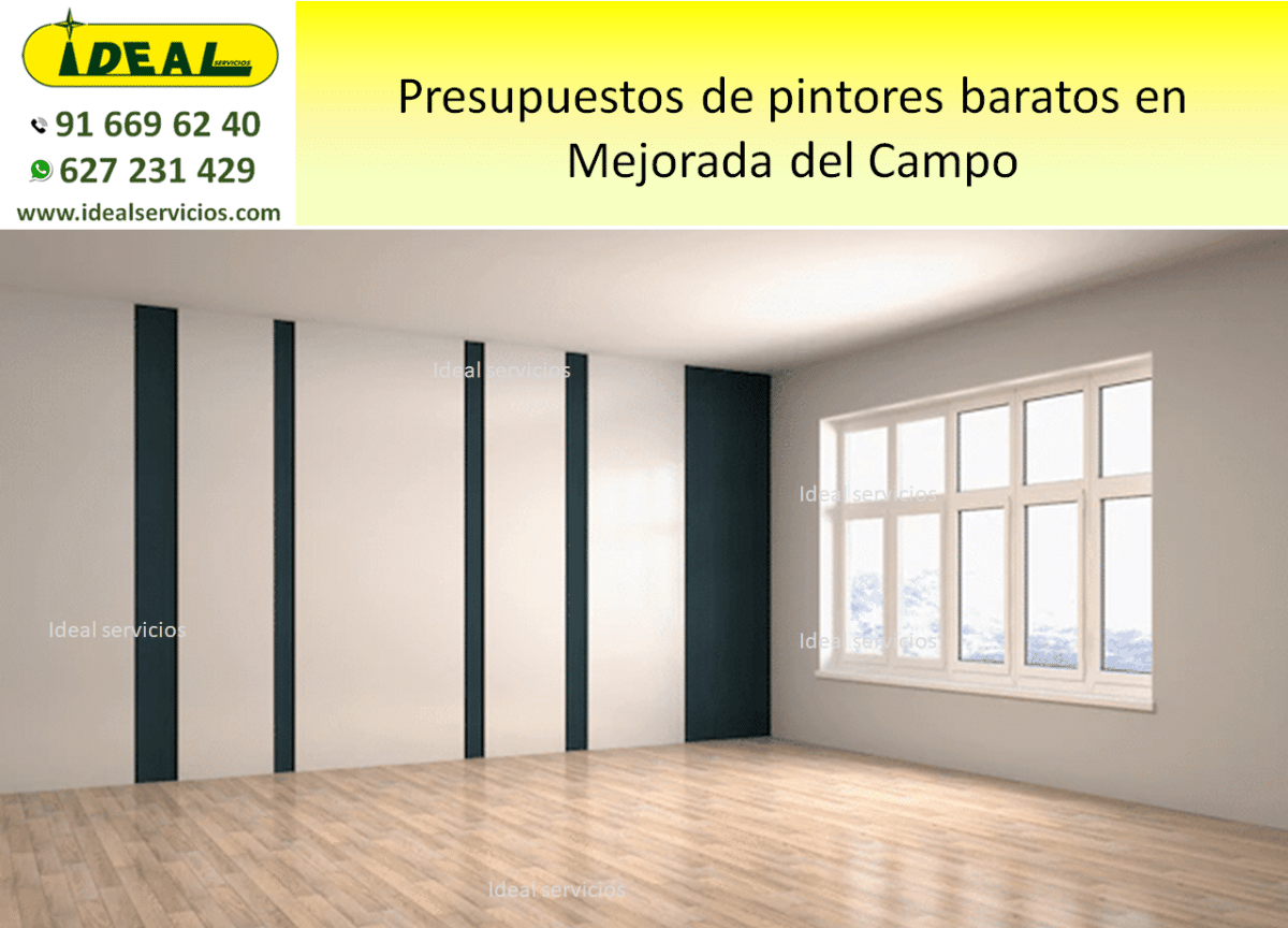 Presupuestos de pintores baratos en Mejorada del Campo