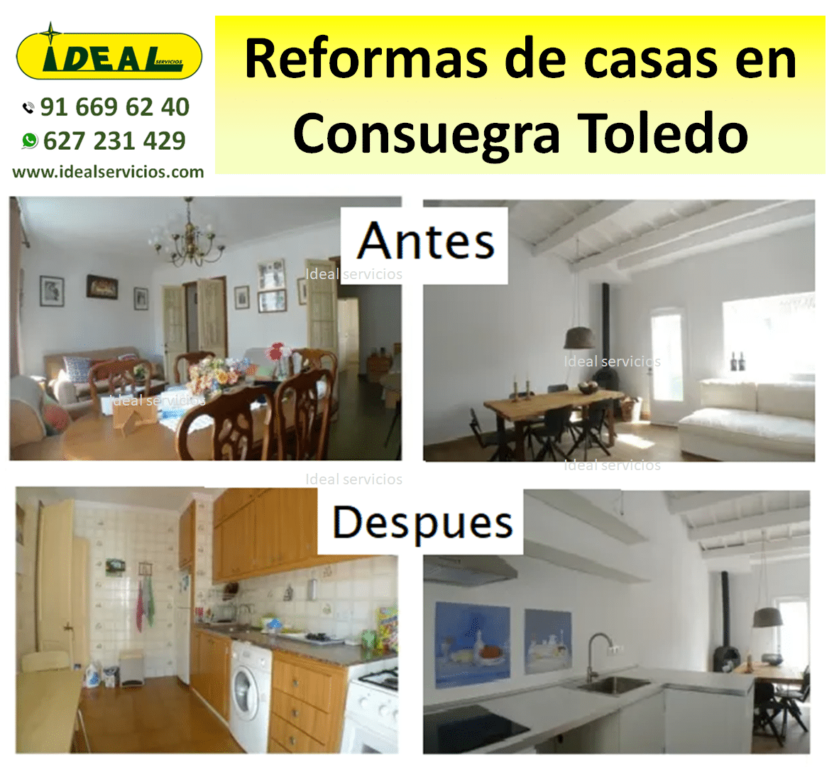 Reformas de casas en Consuegra Toledo