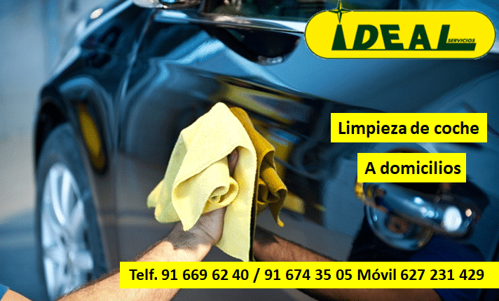 Presupuesto de Limpieza de coches a domicilio en Madrid